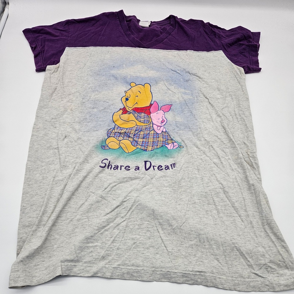 Disney Winnie the Pooh Piglet Share a Dream NIght Shirt‎ Purple Size One Size